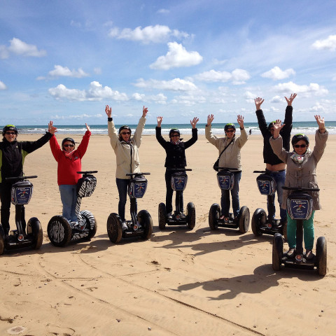 Segway ride with friends Atlantic mobile-home rental