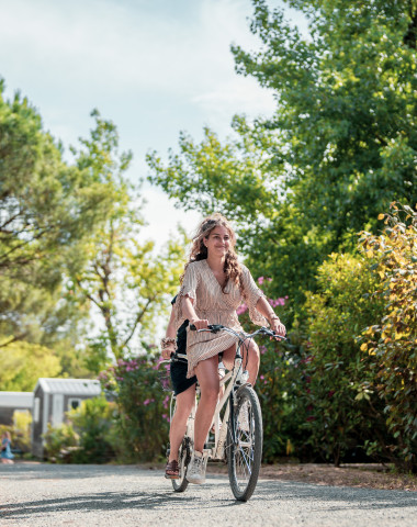 sunelia interlude bike ride at Bois plage in Ré